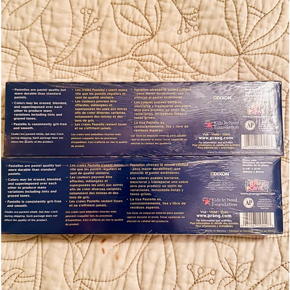 6 sets of Prang Pastellos Colored Chalk for drawing paper *New, unopened* - Picture 3 of 4